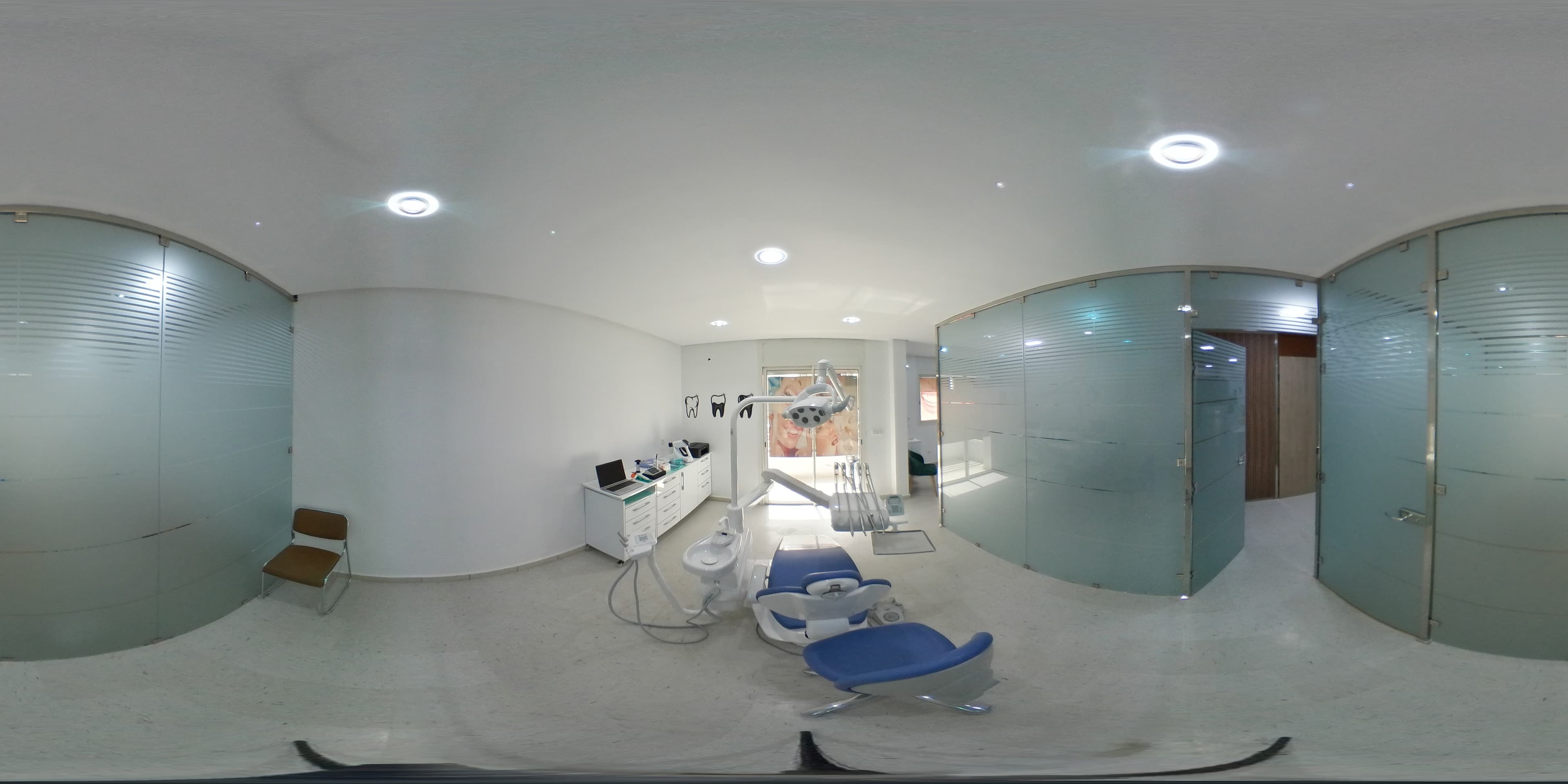 Salle de soins n°2 cabinet dentaire Dr Tahri Rabat Agdal